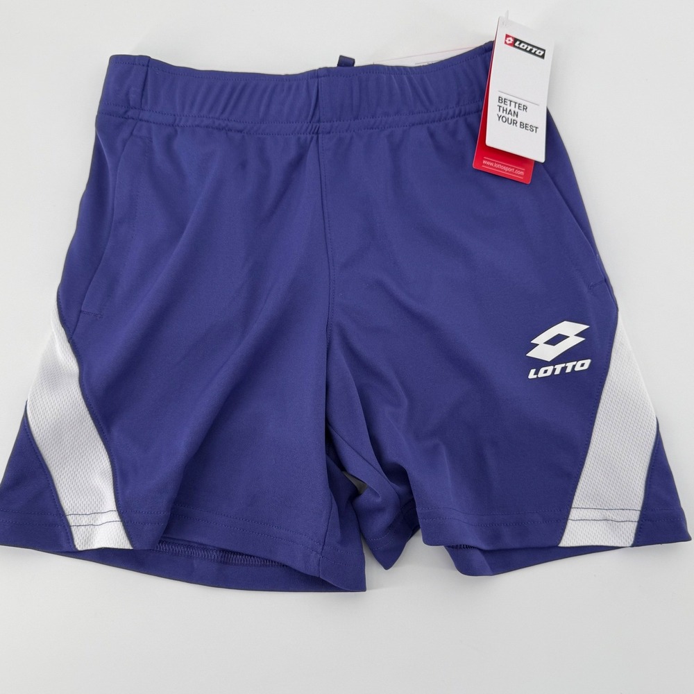 Lotto Boys Soccer Shorts Purple Size XS (6-7)‎ Athletic Gym Training